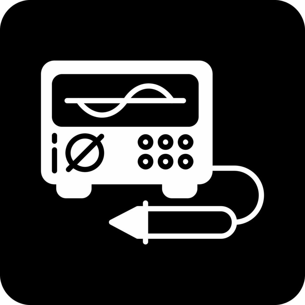 icône de vecteur d'oscilloscope