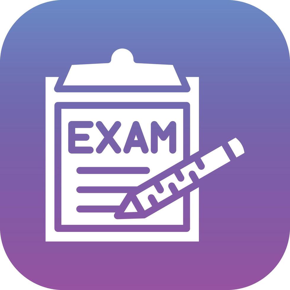 icône de vecteur d'examen