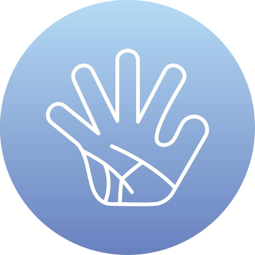 icône de vecteur de main