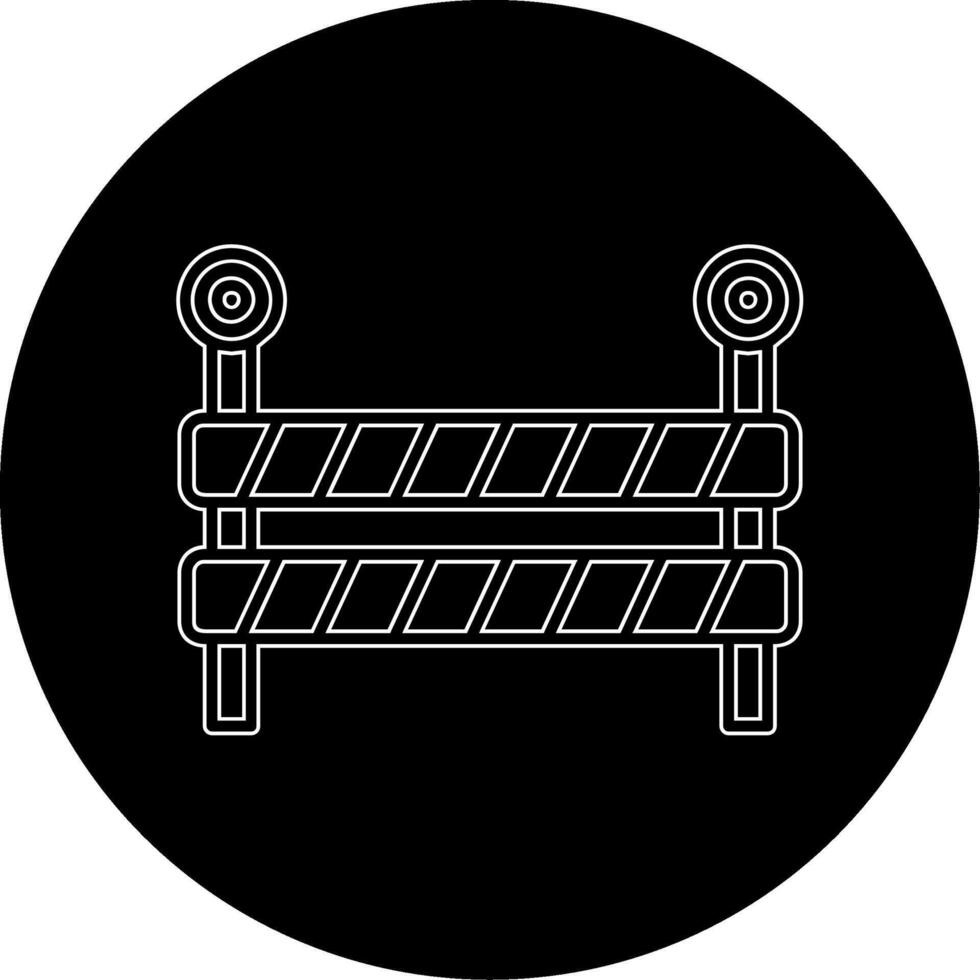 icône de vecteur de barrage routier