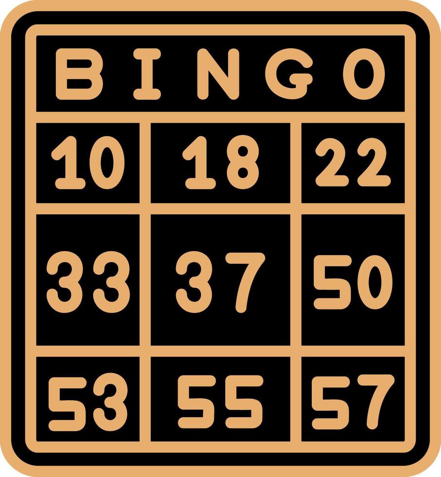 icône de vecteur de bingo