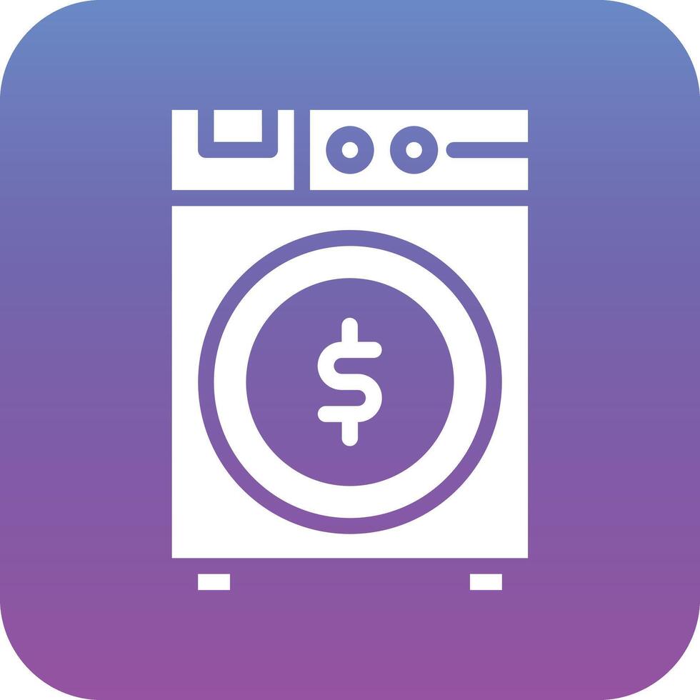 icône de vecteur de blanchiment d'argent