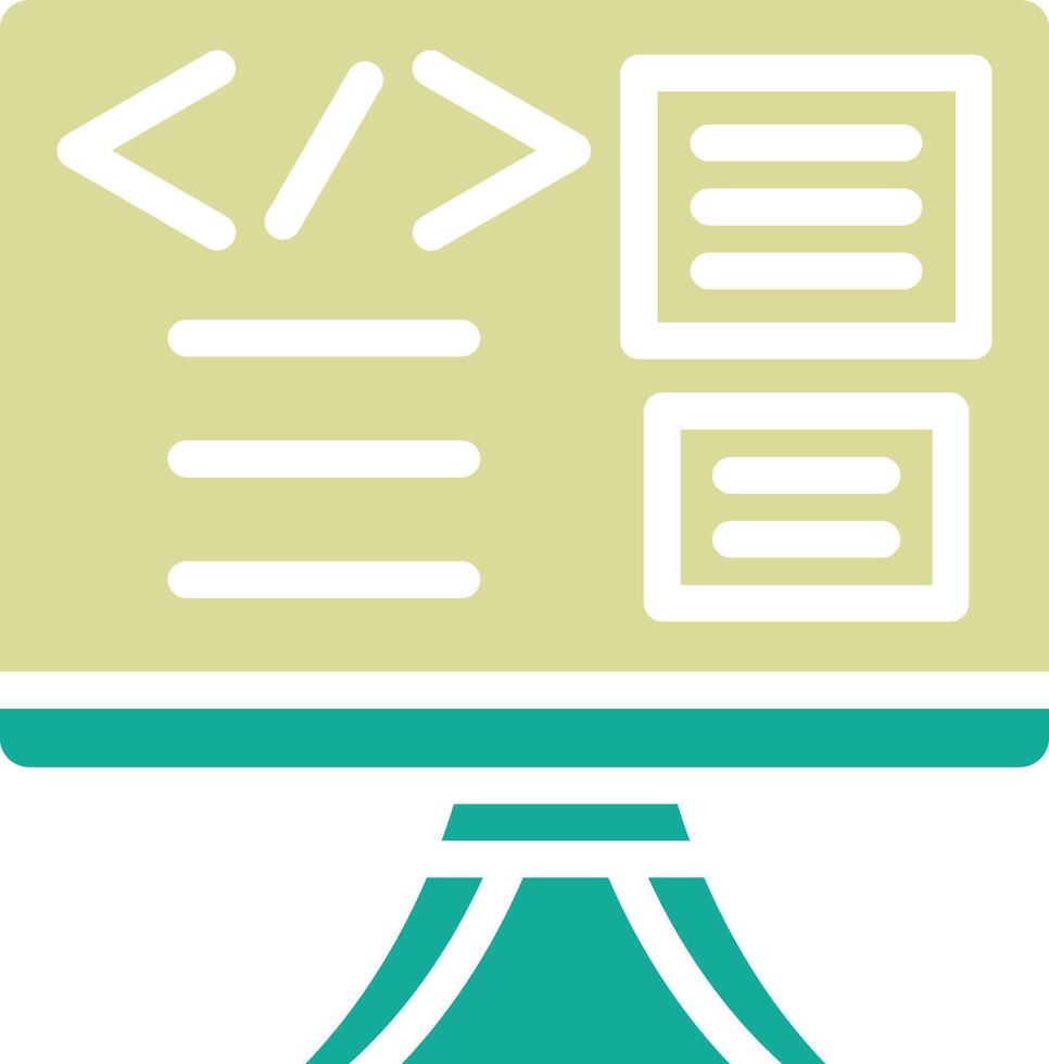 icône de vecteur de programmation web