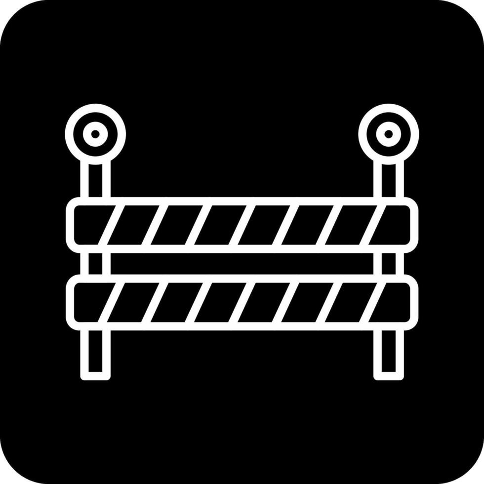 icône de vecteur de barrage routier