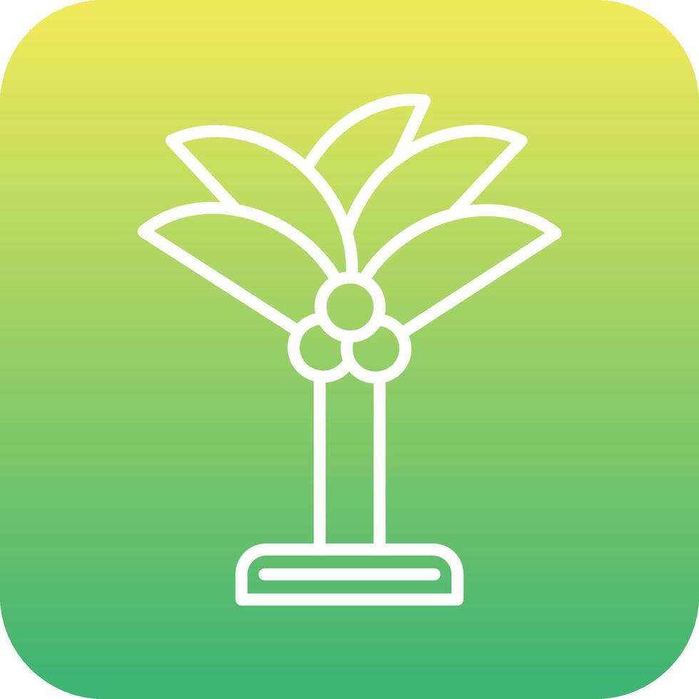 icône de vecteur de palmier