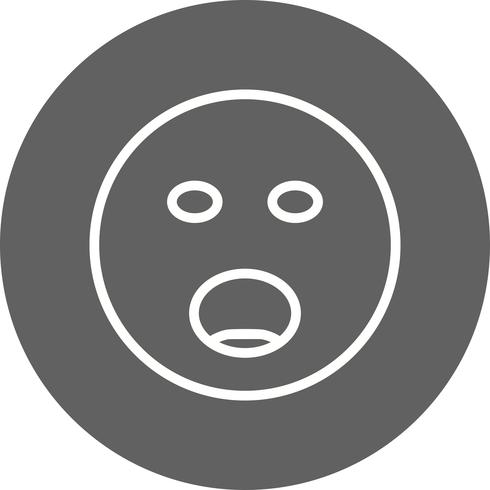 Criant Emoji Vector Icon