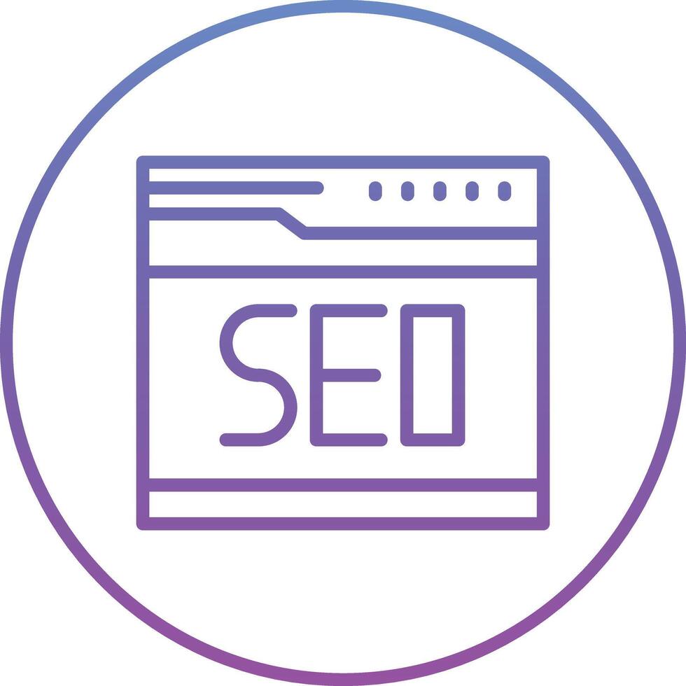 site Internet seo vecteur icône