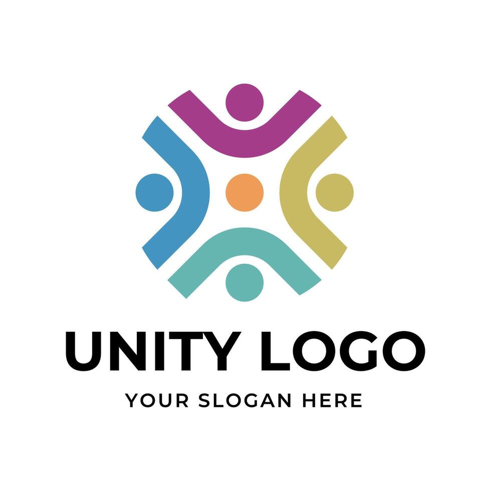 global communauté logo icône éléments modèle. communauté Humain logo modèle vecteur