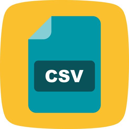 Icône de vecteur CSV