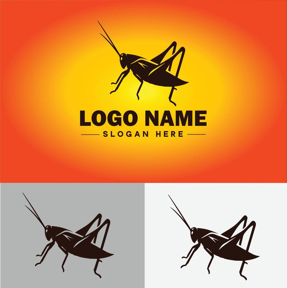 Katydid logo vecteur art icône graphique pour affaires marque icône Katydid logo modèle