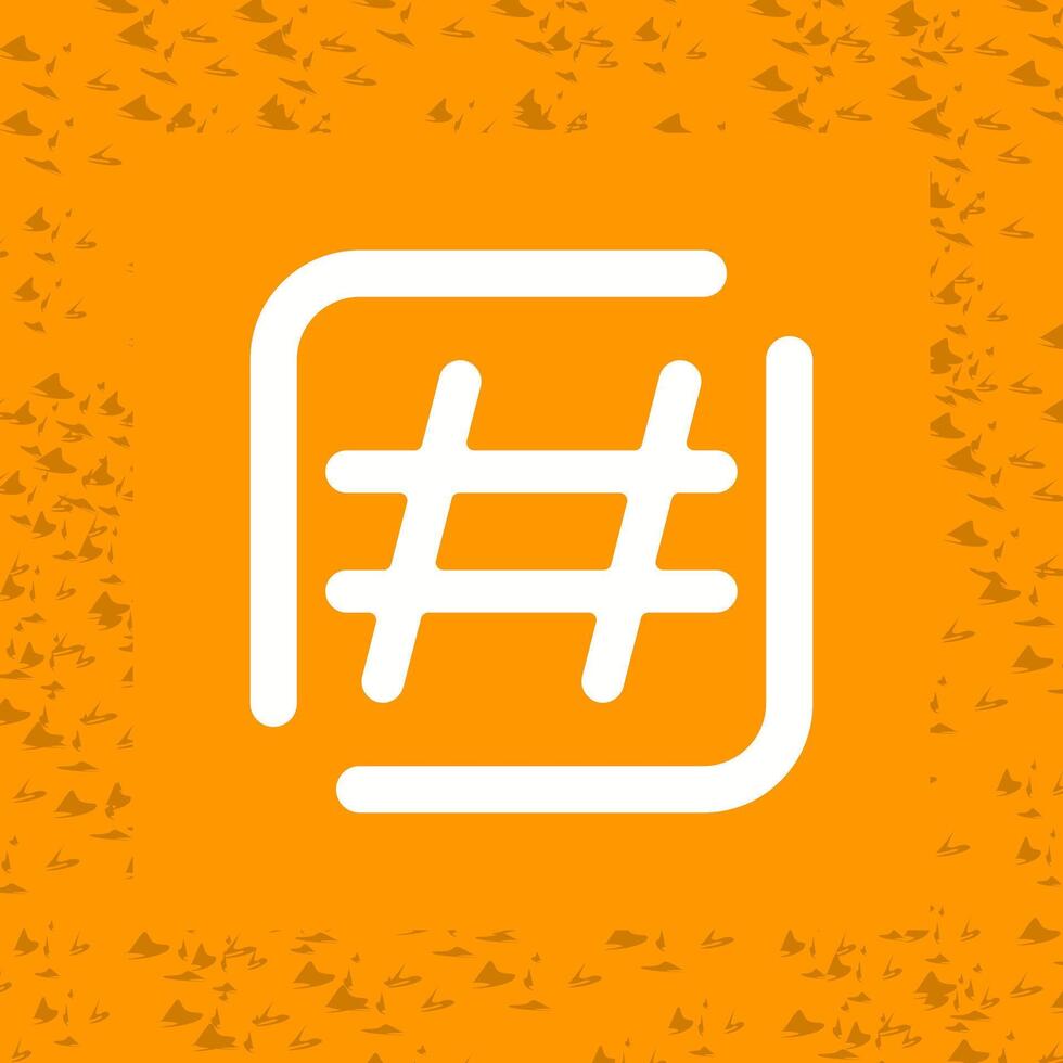 icône de vecteur de hashtag