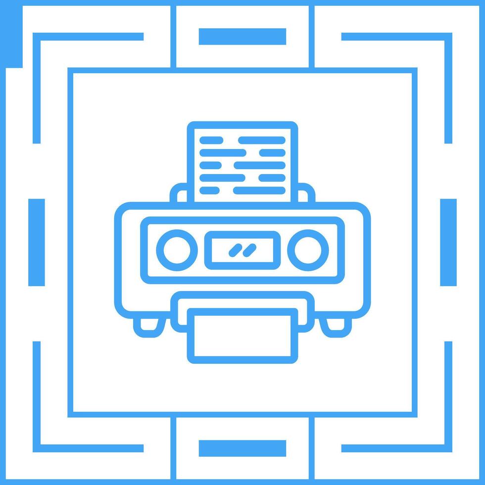 icône de vecteur d & # 39; imprimante