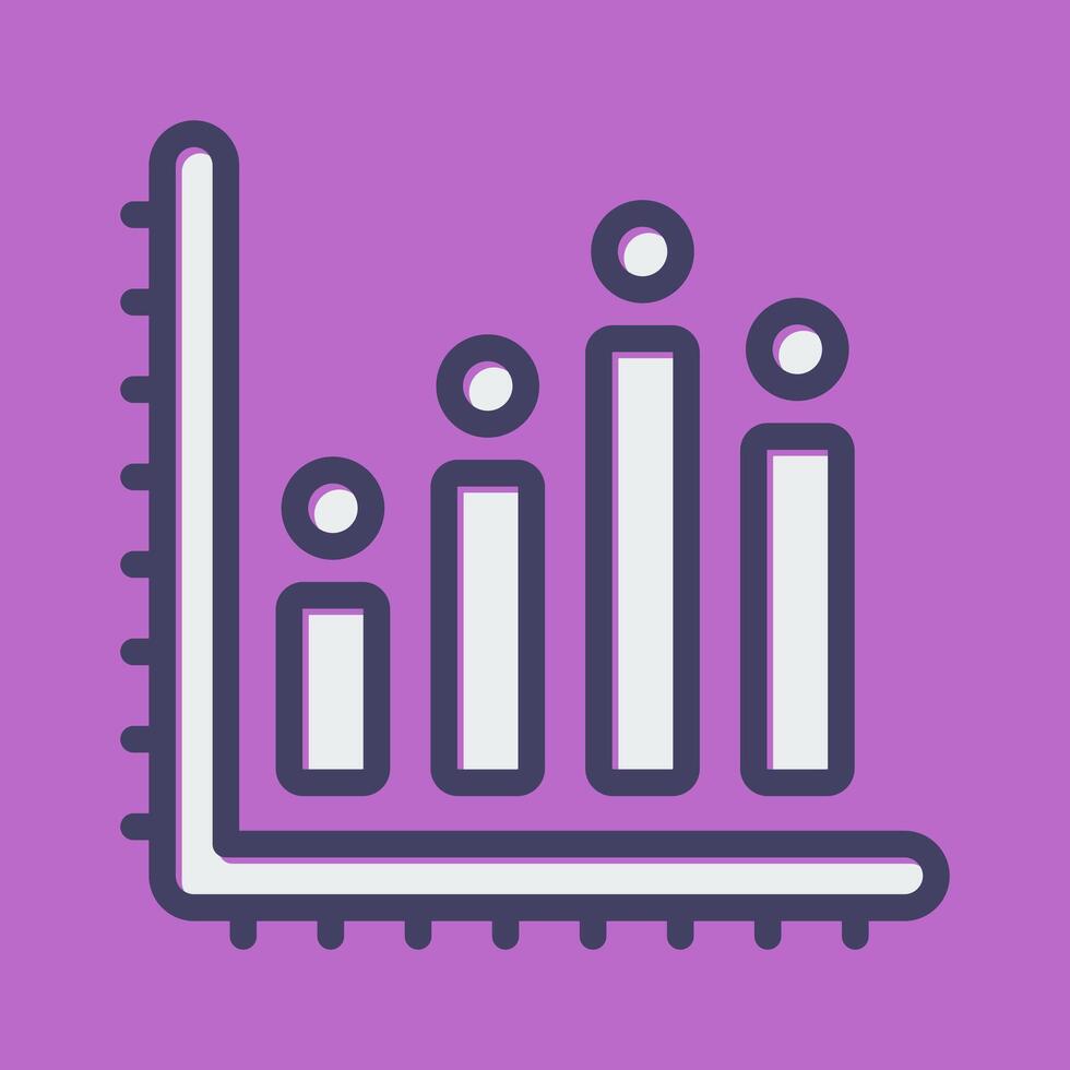 icône de vecteur de graphique à barres