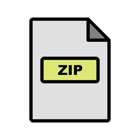 Icône de vecteur ZIP