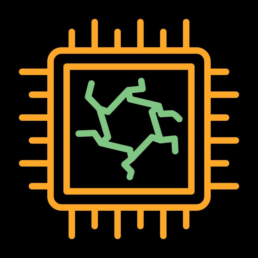 icône de vecteur de processeur