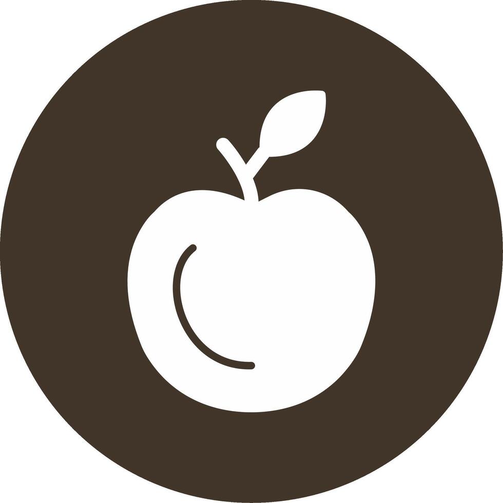 Pomme vecto icône vecteur