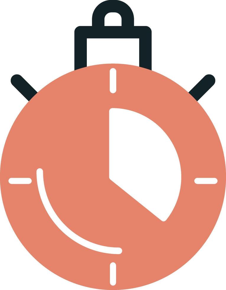 chronomètre vecto icône vecteur