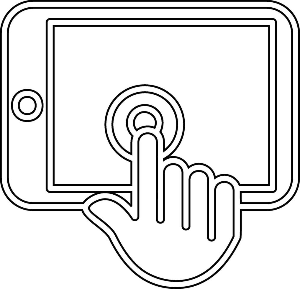 tablette vecto icône vecteur