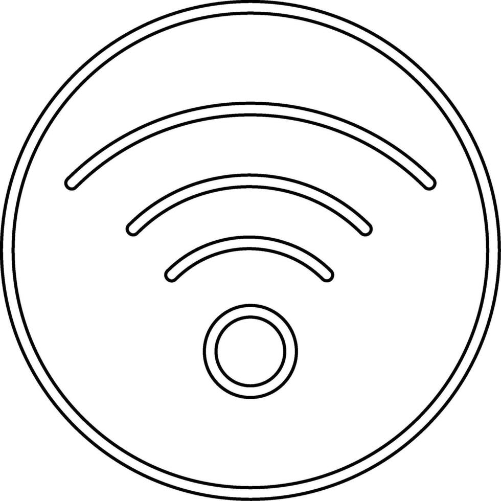 Wifi vecto icône vecteur