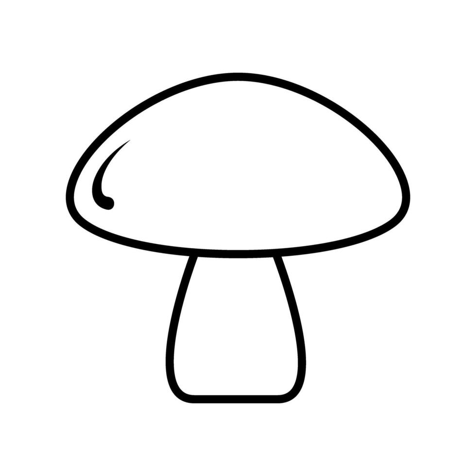 champignon vecteur icône. nourriture illustration signe. champignon symbole ou logo.