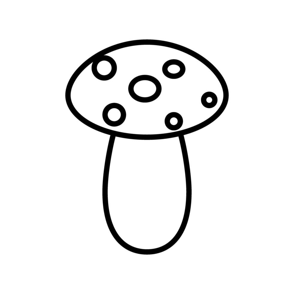 champignon vecteur icône. nourriture illustration signe. champignon symbole ou logo.