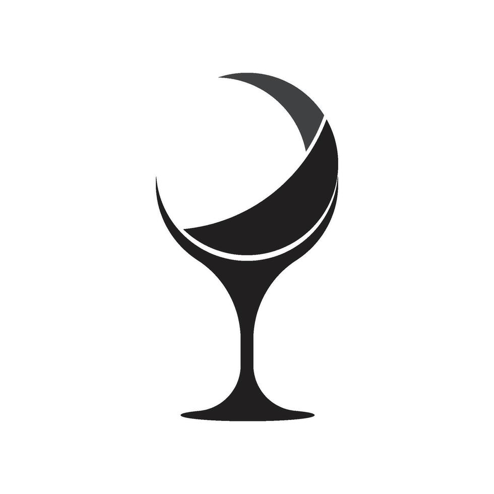 du vin verre jus logo vecteur