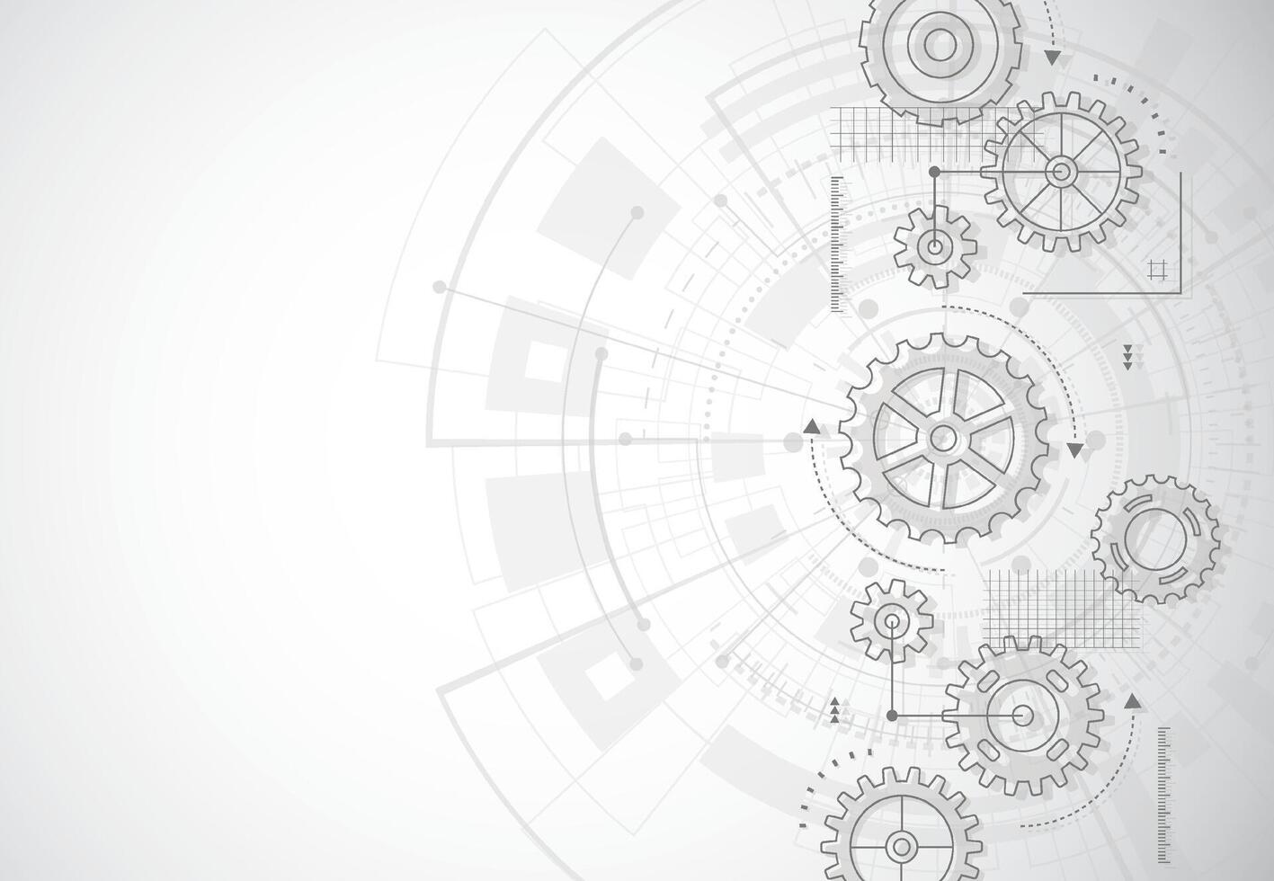fond abstrait mécanisme de roue dentée. la technologie des machines. illustration vectorielle vecteur