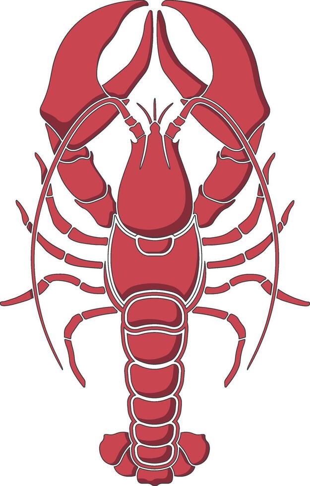 Homard sans pour autant Contexte vecteur