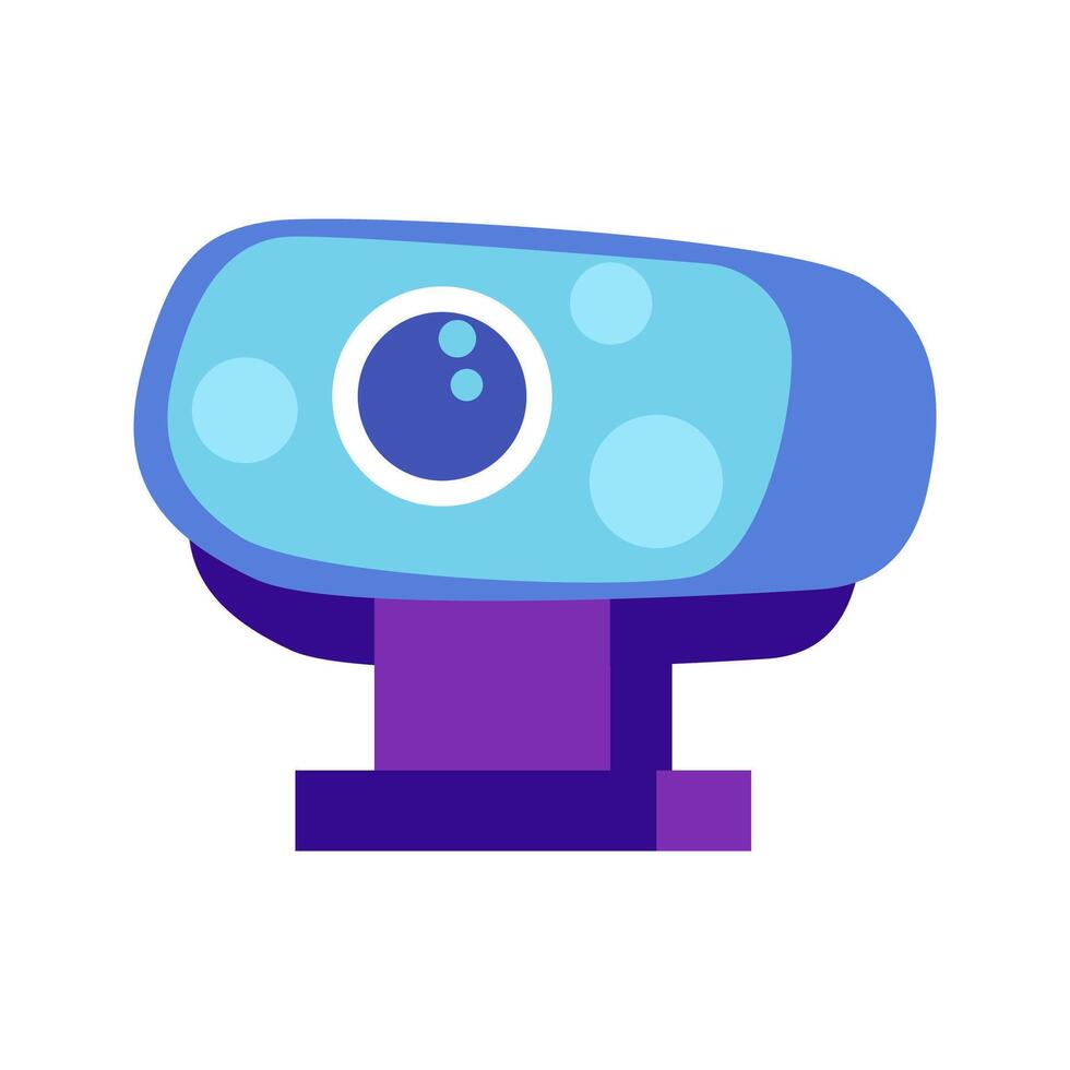 webcam icône élément vecteur illustration dans plat style conception