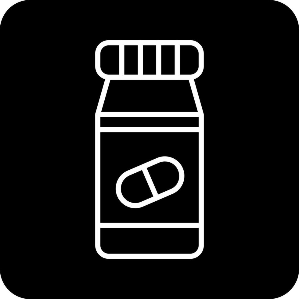 pilules bouteille vecto icône vecteur