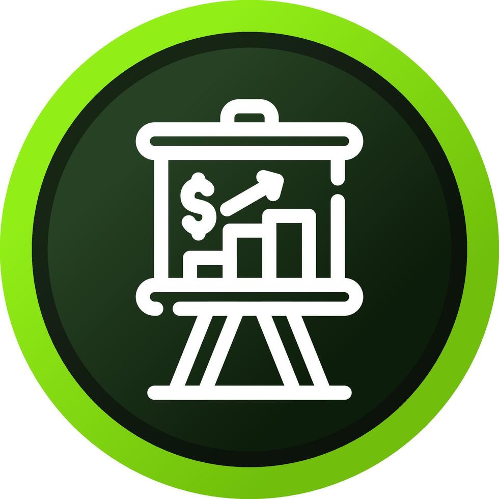 conception d'icône créative de présentation vecteur