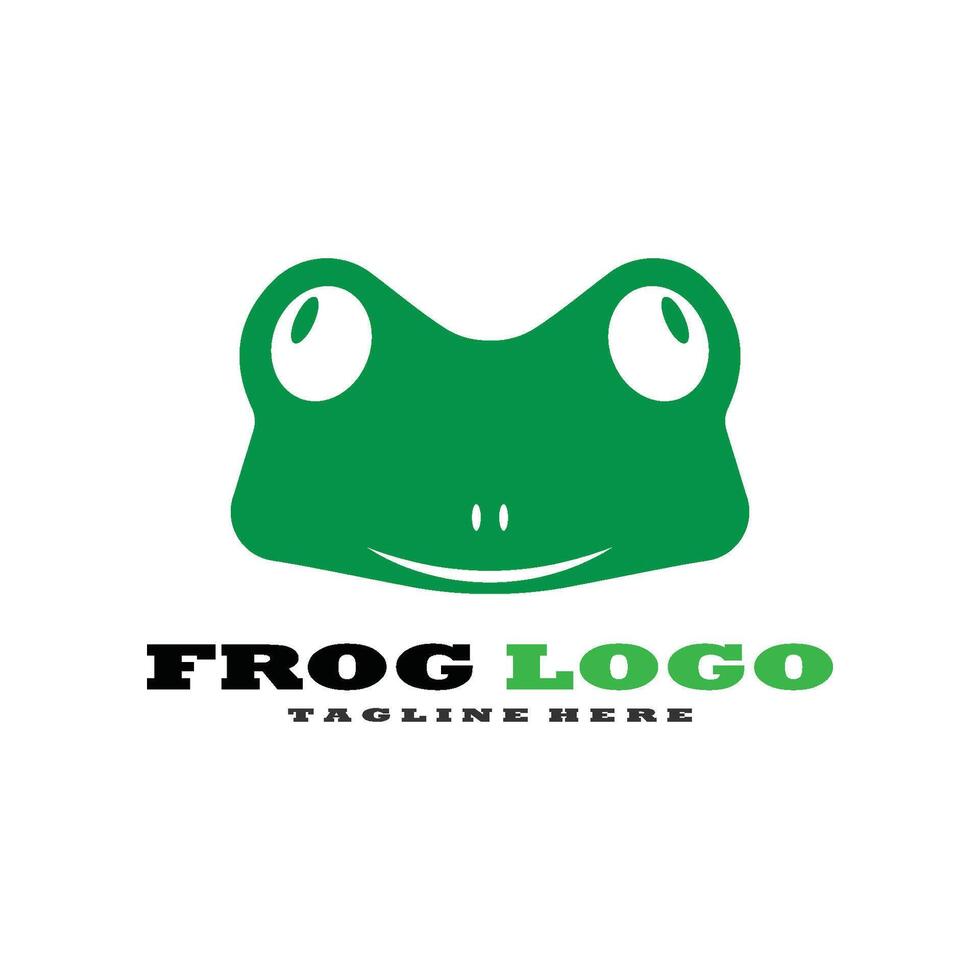 vecteur de modèle de logo grenouille