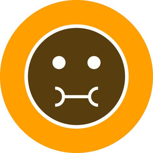 Maladie Emoji Vector Icon