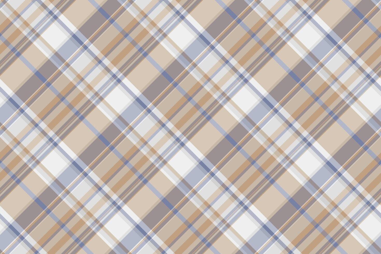 Nouveau année en tissu tartan textile, originaire de texture modèle plaid. action de grâces sans couture vecteur Contexte vérifier dans pastel et ancien gris couleurs.