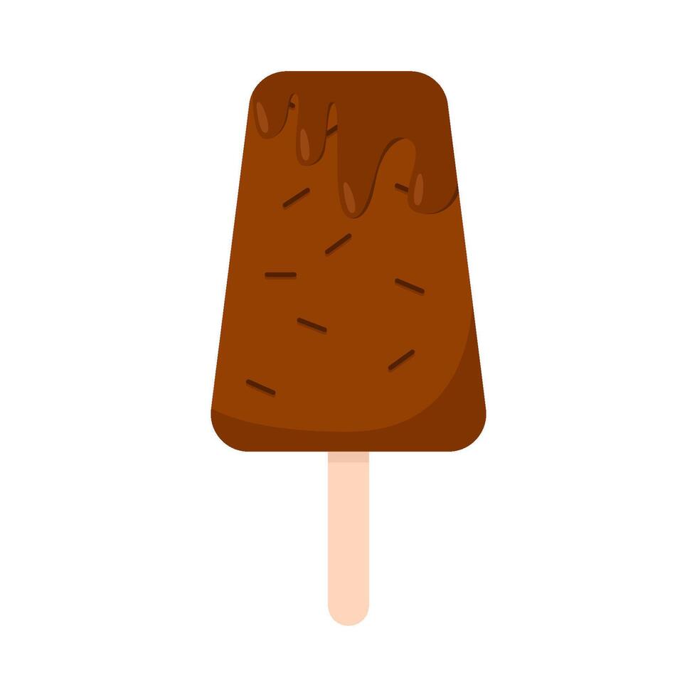 la glace crème Chocolat illustration vecteur