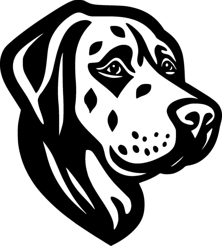 dalmatien - minimaliste et plat logo - vecteur illustration