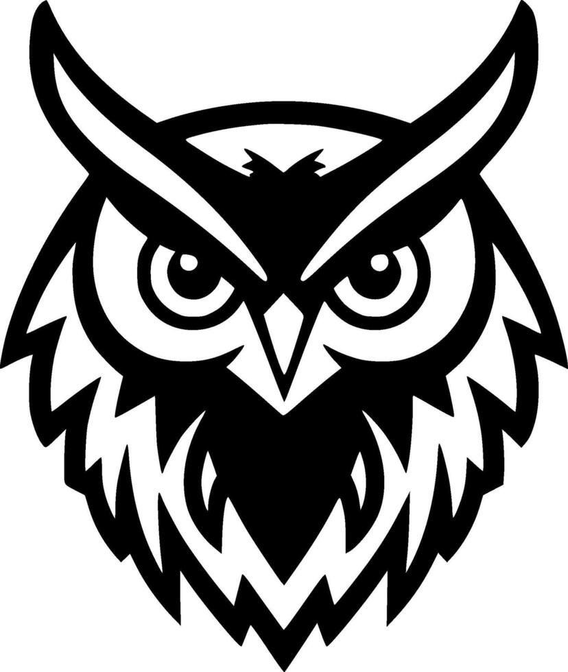 hibou - haute qualité vecteur logo - vecteur illustration idéal pour T-shirt graphique