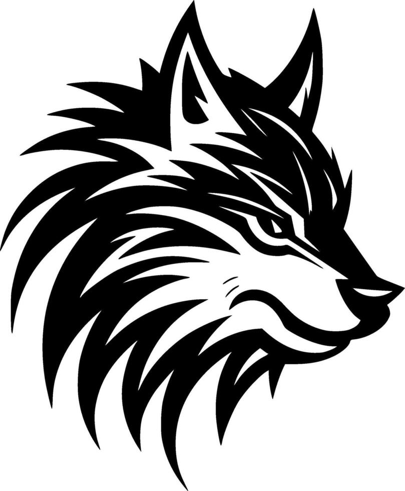 Loup - haute qualité vecteur logo - vecteur illustration idéal pour T-shirt graphique