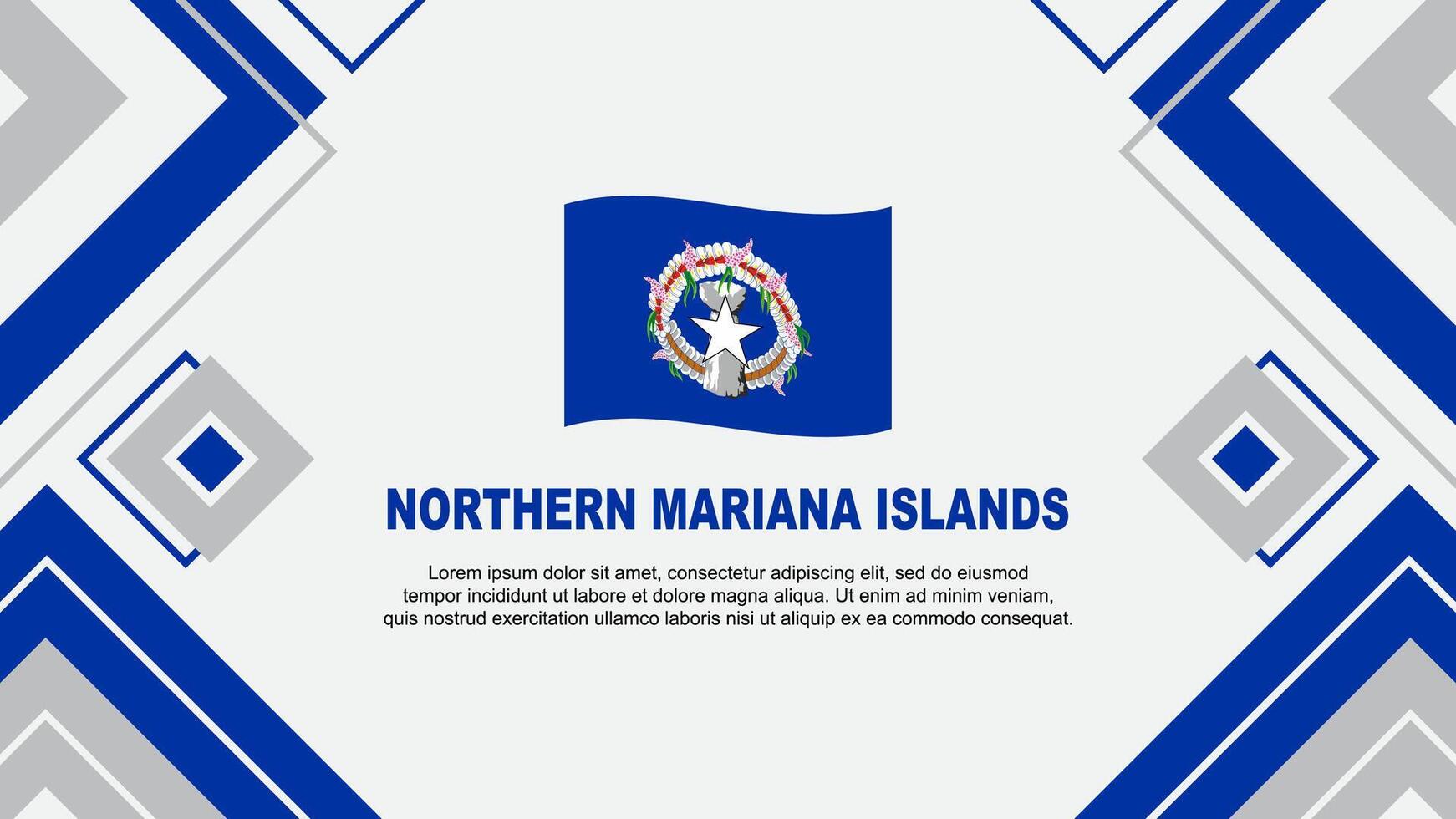 nord Mariana îles drapeau abstrait Contexte conception modèle. nord Mariana îles indépendance journée bannière fond d'écran vecteur illustration. Contexte