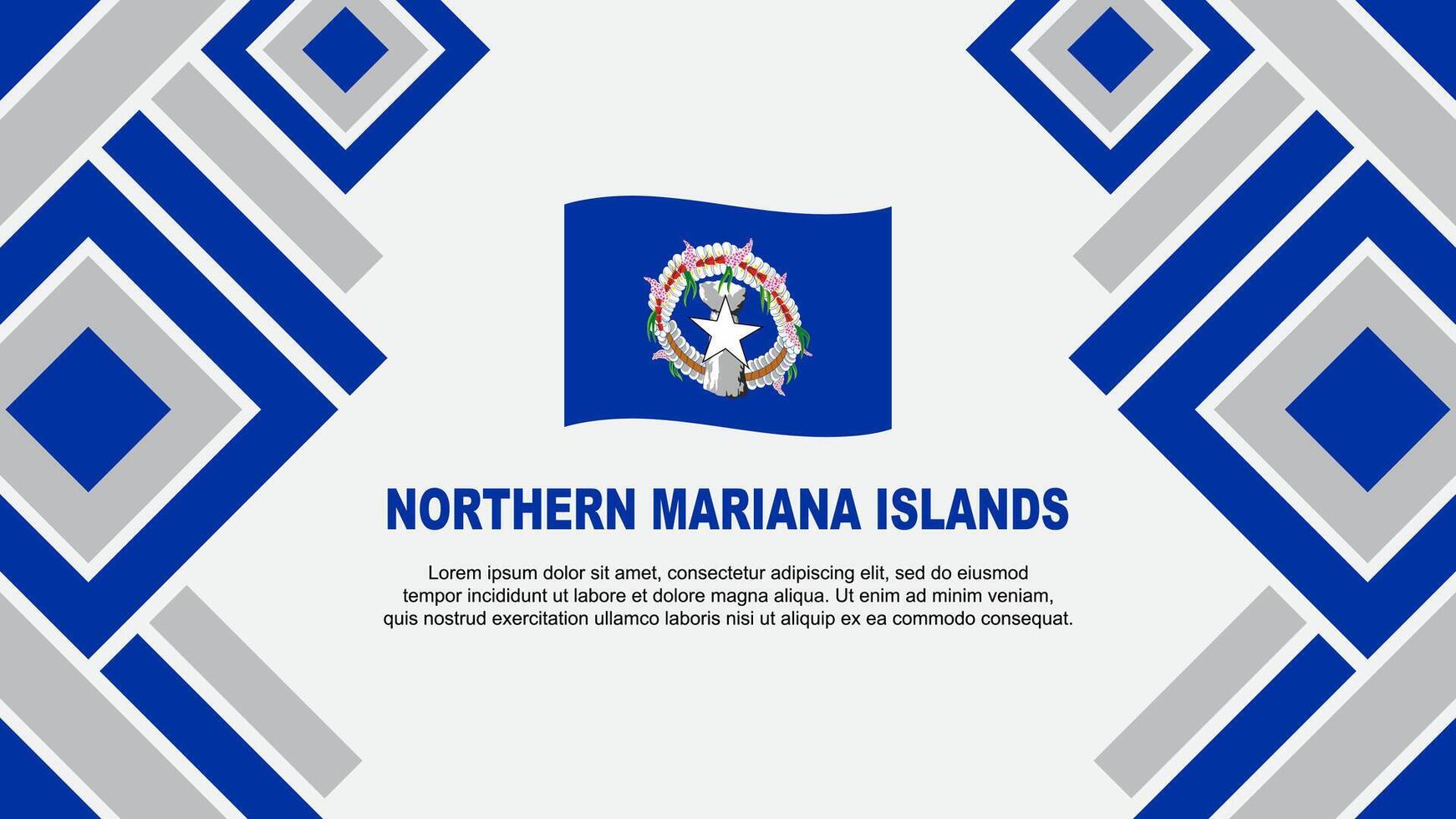 nord Mariana îles drapeau abstrait Contexte conception modèle. nord Mariana îles indépendance journée bannière fond d'écran vecteur illustration. indépendance journée