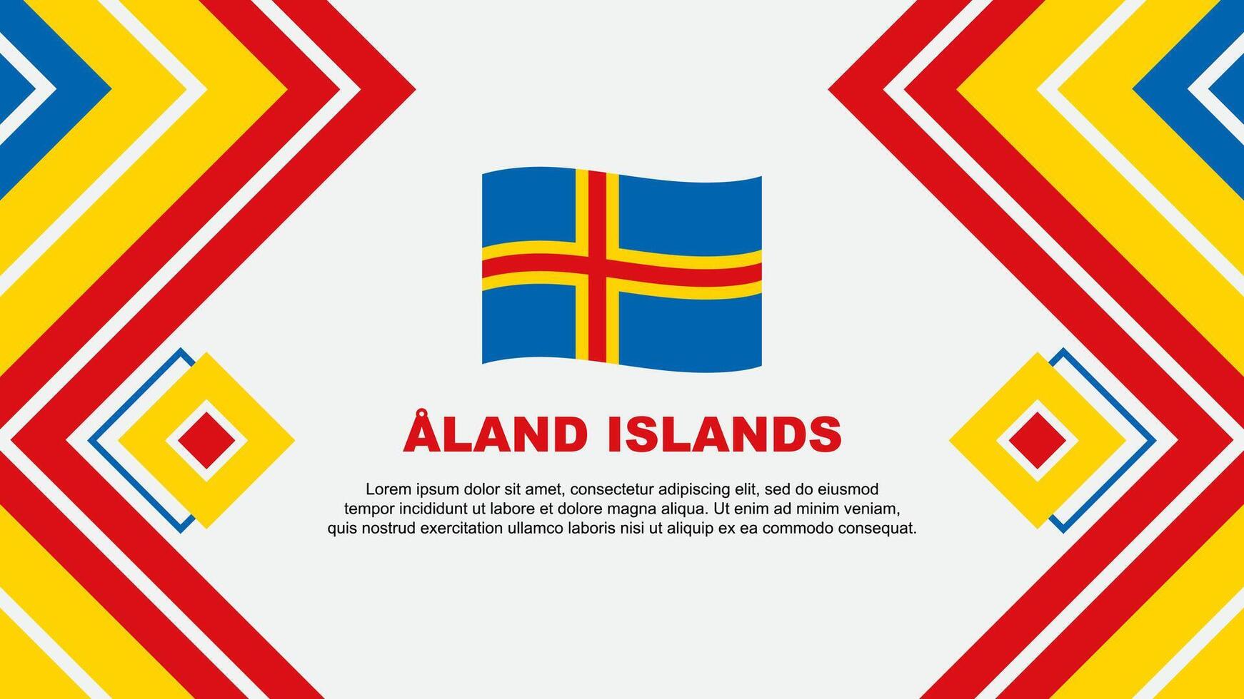 un terrain îles drapeau abstrait Contexte conception modèle. un terrain îles indépendance journée bannière fond d'écran vecteur illustration. un terrain îles conception