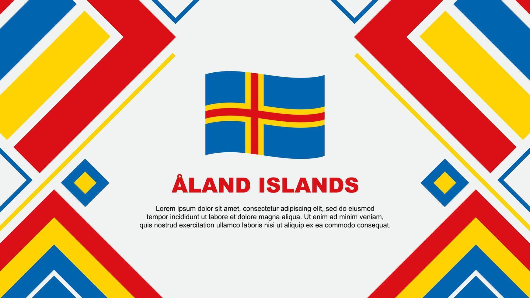 un terrain îles drapeau abstrait Contexte conception modèle. un terrain îles indépendance journée bannière fond d'écran vecteur illustration. un terrain îles drapeau