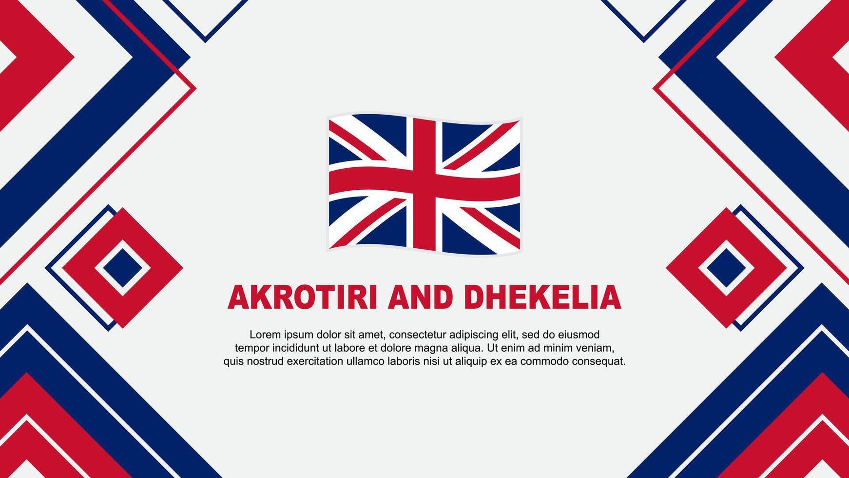 akrotiri et dhekelia drapeau abstrait Contexte conception modèle. akrotiri et dhekelia indépendance journée bannière fond d'écran vecteur illustration. Contexte
