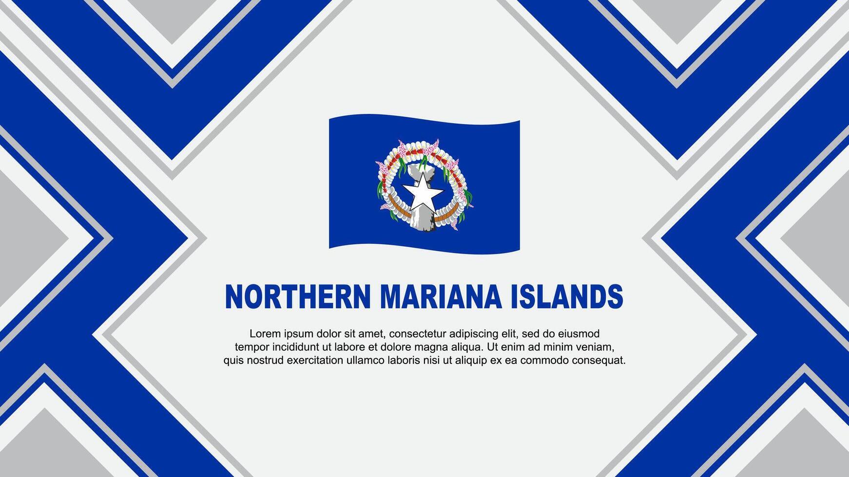 nord Mariana îles drapeau abstrait Contexte conception modèle. nord Mariana îles indépendance journée bannière fond d'écran vecteur illustration. illustration