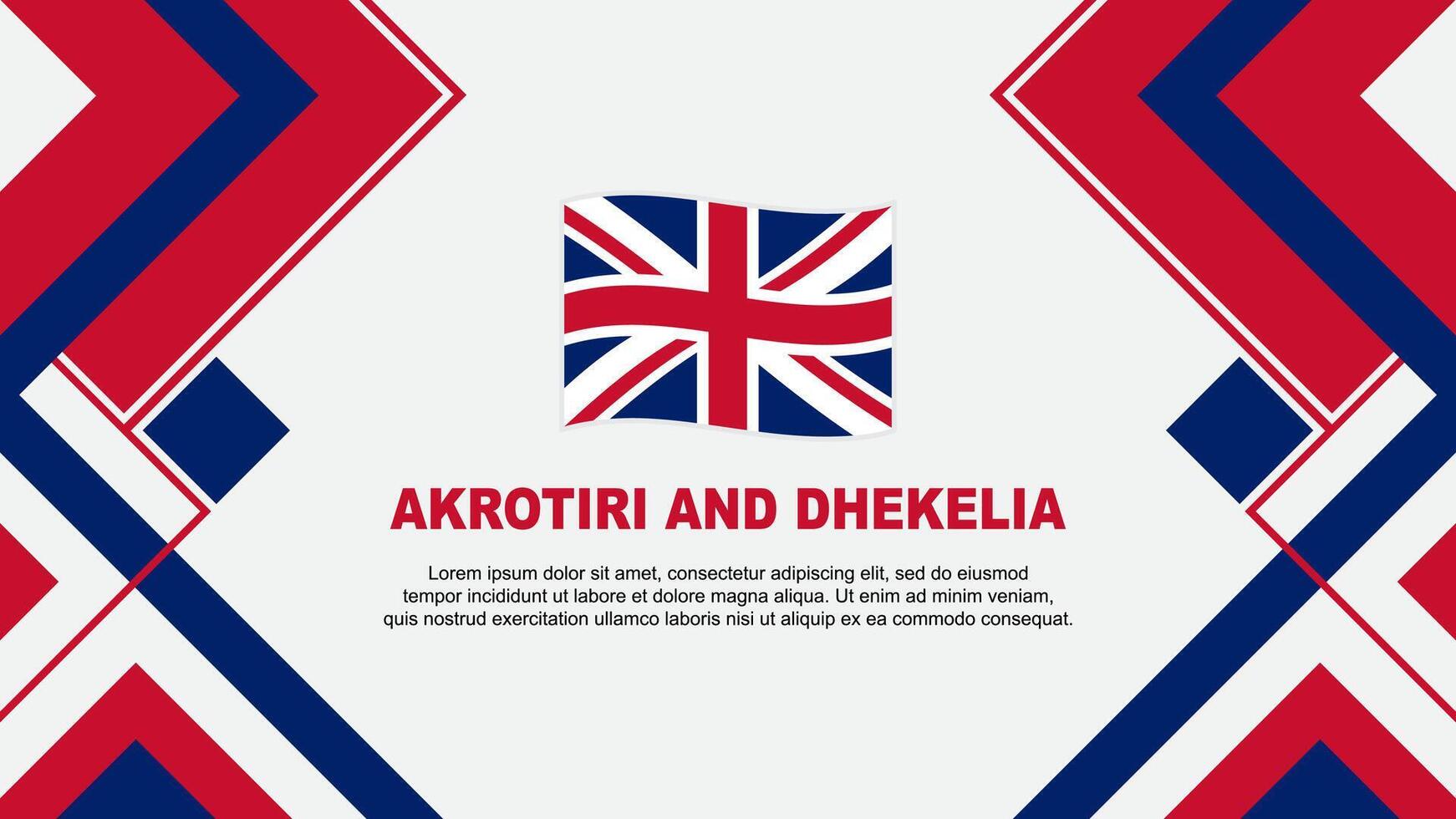 akrotiri et dhekelia drapeau abstrait Contexte conception modèle. akrotiri et dhekelia indépendance journée bannière fond d'écran vecteur illustration. bannière