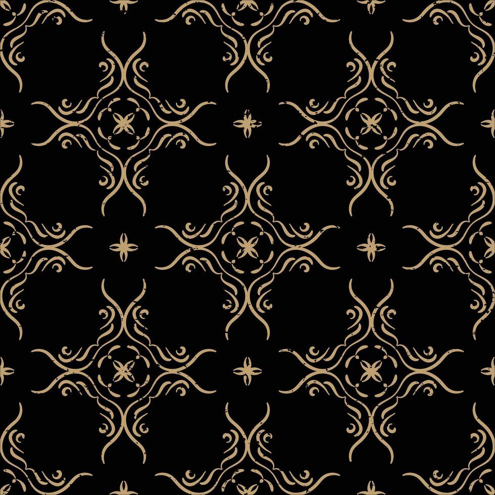 or sans couture baroque damassé modèle vecteur avec ancien style. grunge texture. luxe floral ornement pour décoration intérieur. conception pour en tissu et textile, fond d'écran, rideau, pièce mur.