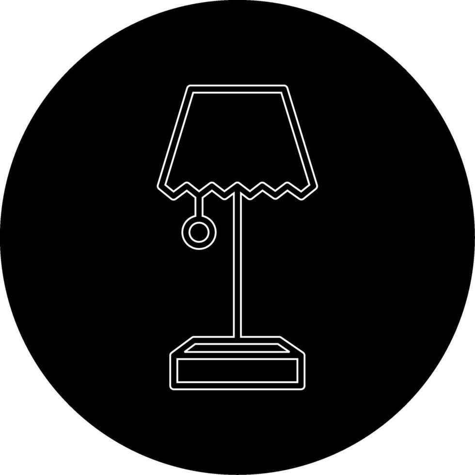 table lampe vecto icône vecteur