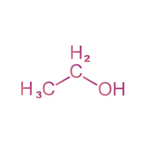 icône de vecteur d&#39;éthanol