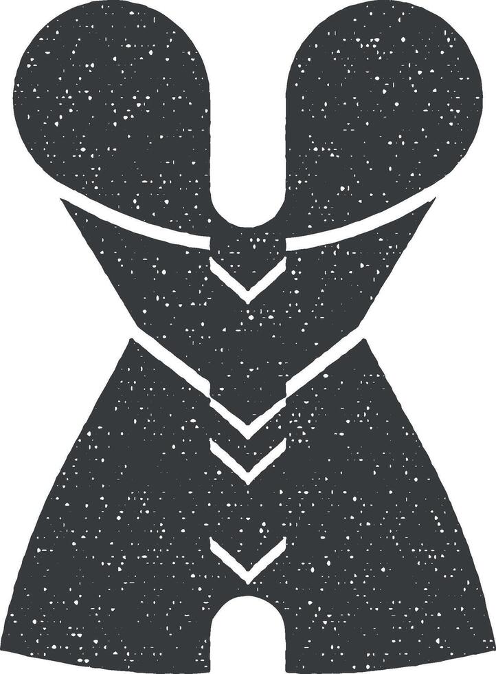 karaoké, burlesque vecteur icône illustration avec timbre effet