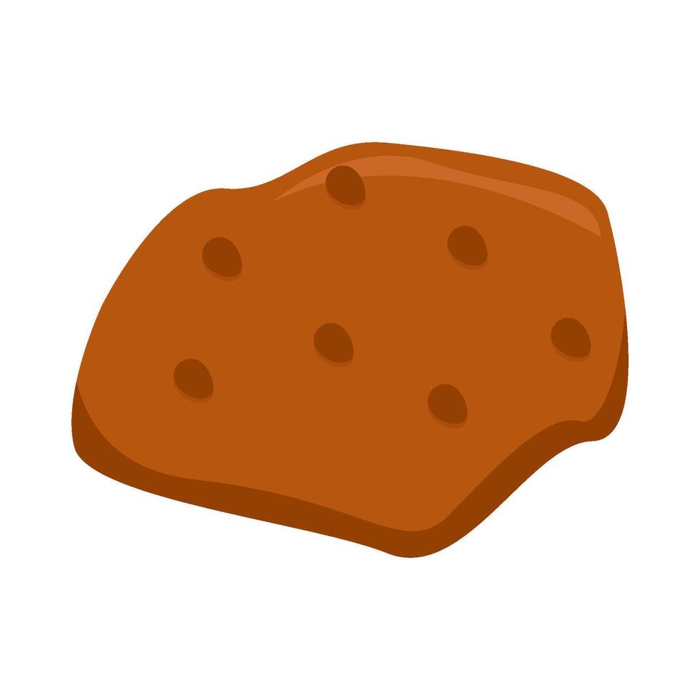 illustration de biscuits au chocolat vecteur